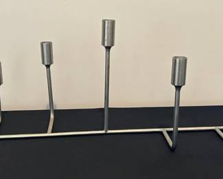 Metal Candleholder For 7 Candles