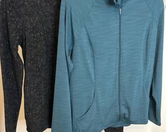 2 Womens Active Wear Jackets Sz M