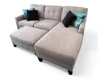 Dove Grey Cindy Crawford At Home Sectional Sofa