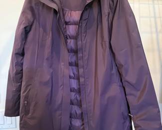 32 Degrees Heat Plum Colored Winter Jacket Size Ladies Medium