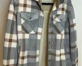 Sage Collective Womans Plaid Shirt Jacket Sz M