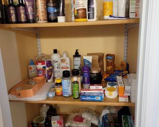 More bathroom supplies