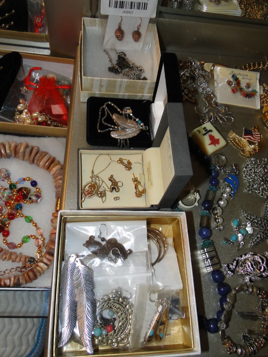 Lots of costume and Sterling Silver Jewelry