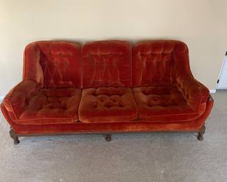Orange couch