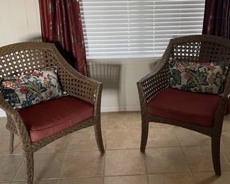 Patio wicker chairs 