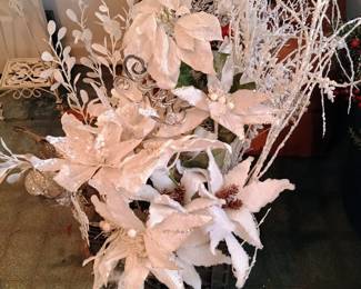 White and silver in the basket