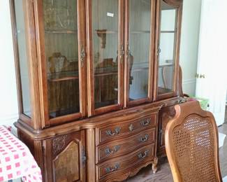 Lighted china cabinet