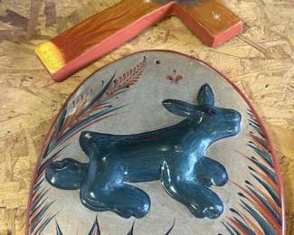 Tonala, Mexico clay folk-art. 