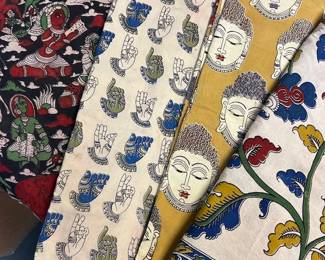 Kalamkari fabric from India. 