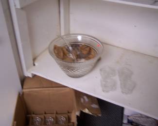 WEXFORD PUNCH BOWL & CUPS