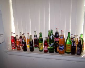 OLD SOFT DRINK BOTTLES