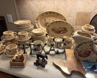 Vintage Wallace China Westernware - "El Rancho"