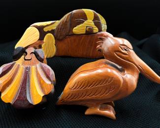 Wooden Puzzles, Boxes