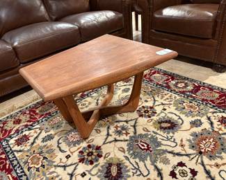MidCentury Coffee Table w/ Sculptural Geometric Base