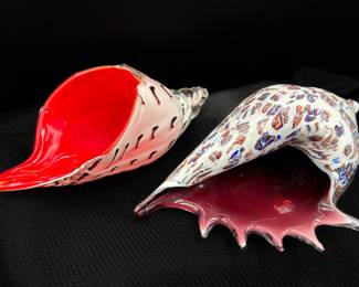 Art Glass Seashells 