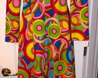 The most groovy vintage maxi dress!