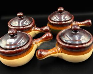 Vintage French Onion Soup Crocks