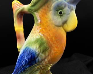 Ceramic Parrot Pitcher 