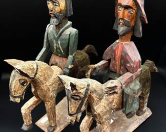 Handcarved/ Painted Wooden Figures