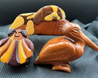 Wooden Puzzles, Boxes