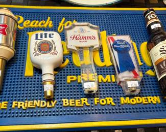 ....tap handles....