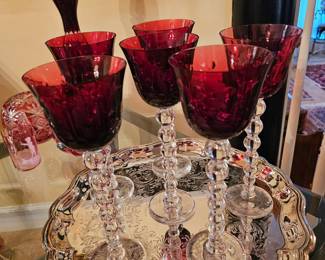 Saint Louis Bubble Stemware