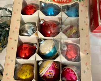 Vintage Shiny Brite Ornaments