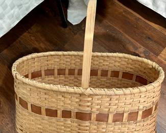Handmade Woven Market Basket