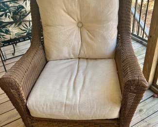 Wicker Swivel Chair
