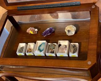 rocks and minerals collection