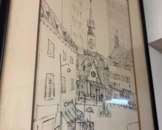 Rue St. Louis a Quebec Vanja sketch 