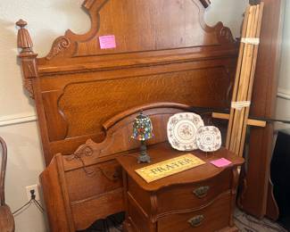Whole bedroom suit, Lexington furniture company, reproduction, solid oak furniture very nice!
