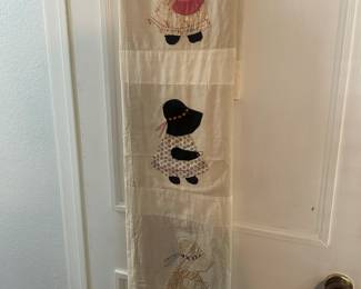 Sunbonnet quilt piece