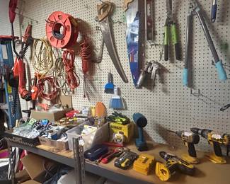 Lots of lawn and garden accessories