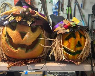 Fiber optic Jack o lanterns