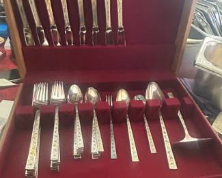 Silver plate flatware
