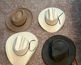 White cowboy hats are sold