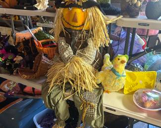 Fiber optic scarecrow