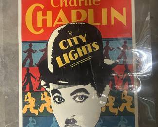 Chaplin poster - laminated