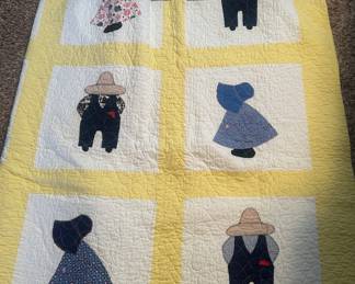 Vintage quilt - machine stitched