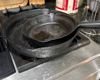 Cast iron skillets