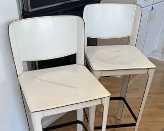 Leather Wrapped Stools