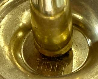 This lot features a mid-century fireplace tool set in excellent condition.