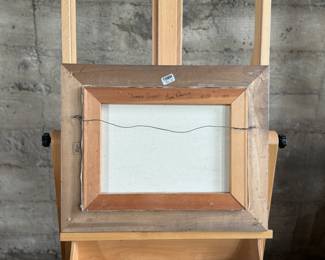 "Summer Green", an original oil on canvas by listed artist, Byron Pickering. Signed lower right, and titled/signed on the verso circa 1975. This original by Pickering measures in frame, 16.5” H x 20.5” W.