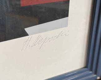 "A New Beginning", an embossed lithograph signed by listed artist, Harry Wysocki. This piece was created in 1986 to celebrate the centennial of the Statue of Liberty. Professionally framed, signed lower right, and measures in frame, 40.5” H x 27.75” W.