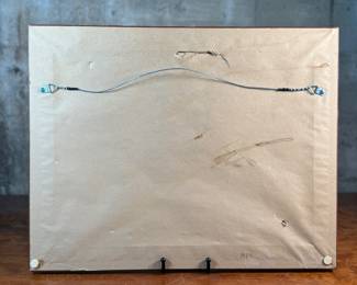 This lot features an original post impressionist landscape circa 1954. This piece is an original oil on board, signed and dated as shown in photos. Measures in frame, 15” H x 19” W.