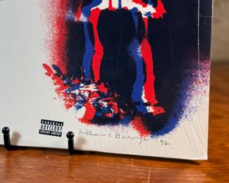 This lot features a sealed vinyl record of the album, NYC Ghosts & Flowers by the band, Sonic Youth. It is the eleventh studio album by the American rock band Sonic Youth, first released on May 16, 2000, by DGC Records. The highly experimental album was a reaction to the theft of the band’s instruments in 1999. The album features tracks such as "Free City Rhymes, " "Renegade Princess, " and the title song "NYC Ghosts & Flowers".