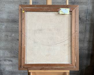 “Conquerer” an original oil on canvas by listed artist, Thomas M. O’Brien circa mid-20th century. Signed lower left and measures in frame, 34.5” H x 31.5” W.