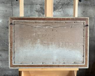 This lot features a stunning original primitive-style pastel work of art titled, “At Sea”, professionally framed and signed lower right by artist, McDonald. This piece measures in frame, 18.5” H x 28.5” W.