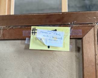 “Conquerer” an original oil on canvas by listed artist, Thomas M. O’Brien circa mid-20th century. Signed lower left and measures in frame, 34.5” H x 31.5” W.